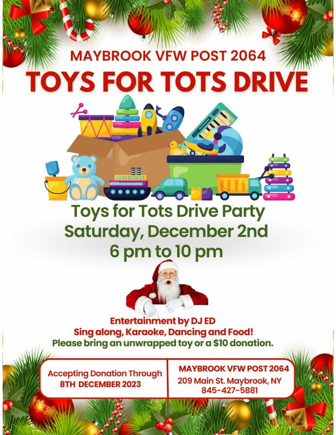 Toys for Tots Drive Party My Hudson Valley